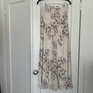 LC Lauren Conrad Runway Floral Maxi Skirt